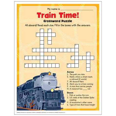 Learn some train lingo or brush up on some old terms. . British street train crossword